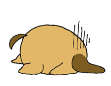 Fat dog tamagon sticker #13167832