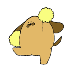 Fat dog tamagon sticker #13167844