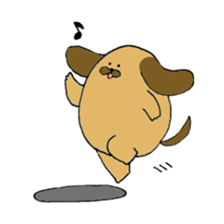 Fat dog tamagon sticker #13167849