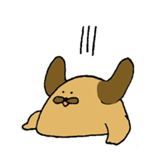 Fat dog tamagon sticker #13167850