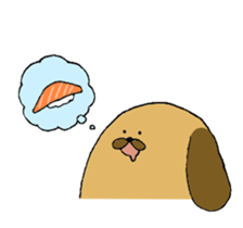 Fat dog tamagon sticker #13167853