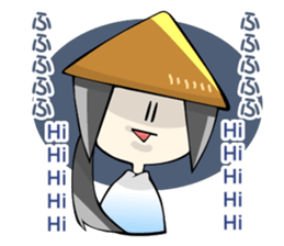 Vietnamese girl and Japanese girl sticker #13167967