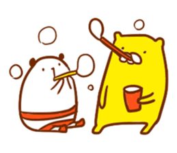 Xiaba Bear&Kuwa Bear sticker #13168132