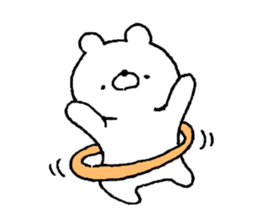 Cat and the bear and the rabbit sticker #13168842