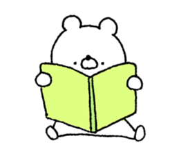 Cat and the bear and the rabbit sticker #13168847