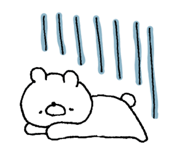 Cat and the bear and the rabbit sticker #13168859