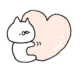 Cat and the bear and the rabbit sticker #13168865