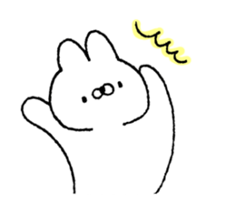 Cat and the bear and the rabbit sticker #13168872