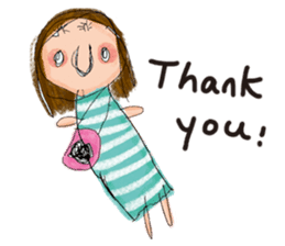 Bibiana's original hand-drawn pictures sticker #13169392