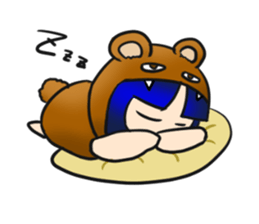 Okappa girl Kato ver.cosplay sticker #13169906