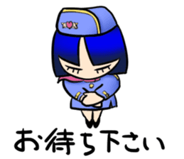 Okappa girl Kato ver.cosplay sticker #13169922