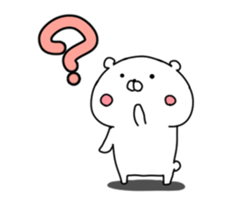 Feel free use polar bear Sticker sticker #13170007