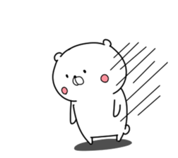 Feel free use polar bear Sticker sticker #13170009