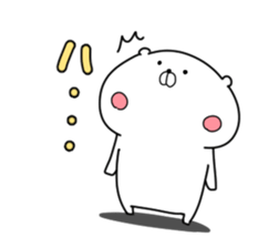 Feel free use polar bear Sticker sticker #13170027