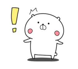 Feel free use polar bear Sticker sticker #13170038