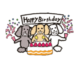 The three dogs sticker #13170200