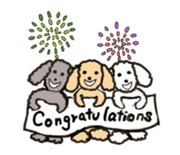 The three dogs sticker #13170201