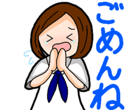 Daily life of Yumi and Yuo sticker #13170616