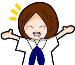 Daily life of Yumi and Yuo sticker #13170619