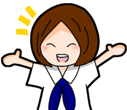 Daily life of Yumi and Yuo sticker #13170619