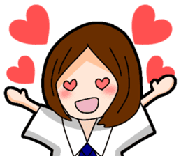 Daily life of Yumi and Yuo sticker #13170620