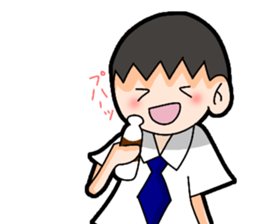 Daily life of Yumi and Yuo sticker #13170638