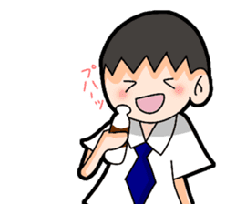 Daily life of Yumi and Yuo sticker #13170638