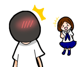 Daily life of Yumi and Yuo sticker #13170641