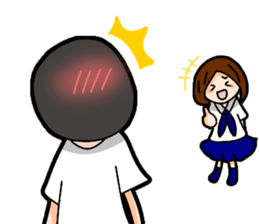 Daily life of Yumi and Yuo sticker #13170641