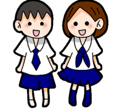 Daily life of Yumi and Yuo sticker #13170645