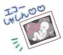 happyhappy pregnant woman sticker #13171490