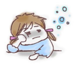 happyhappy pregnant woman sticker #13171492