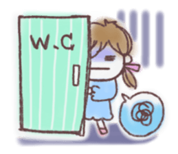 happyhappy pregnant woman sticker #13171495