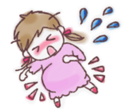 happyhappy pregnant woman sticker #13171509