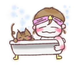 happyhappy pregnant woman sticker #13171510