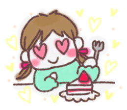happyhappy pregnant woman sticker #13171518