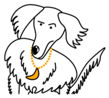Borzoi Biancer 1 sticker #13172510
