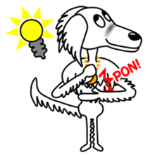Borzoi Biancer 1 sticker #13172514
