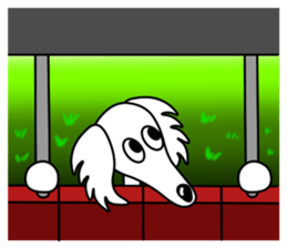 Borzoi Biancer 1 sticker #13172532