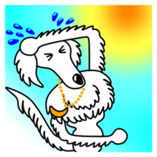 Borzoi Biancer 1 sticker #13172538