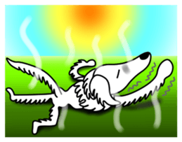 Borzoi Biancer 1 sticker #13172539