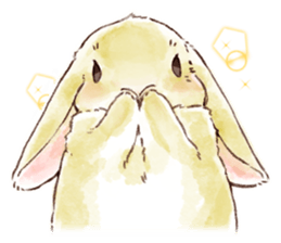 Not a dog, I'm a rabbit! sticker #13172703