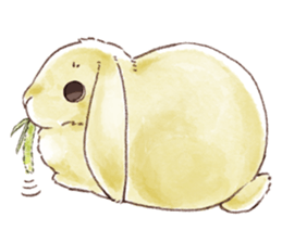 Not a dog, I'm a rabbit! sticker #13172706