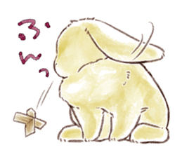 Not a dog, I'm a rabbit! sticker #13172715