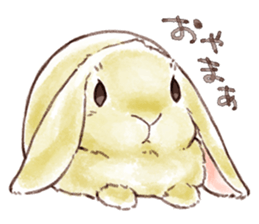 Not a dog, I'm a rabbit! sticker #13172718