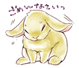 Not a dog, I'm a rabbit! sticker #13172720