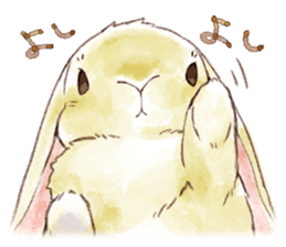 Not a dog, I'm a rabbit! sticker #13172727