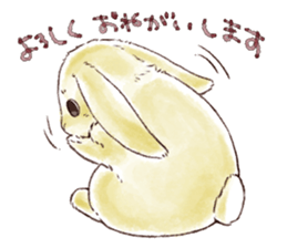 Not a dog, I'm a rabbit! sticker #13172732