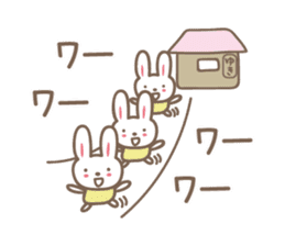 Cute rabbit sticker for Yuki sticker #13173037
