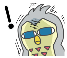 cool owl sticker #13173079